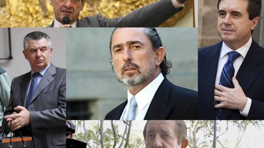 Javier de la Rosa, Mario Conde, Juan Antonio Roca, Francisco Correa, Jaume Matas