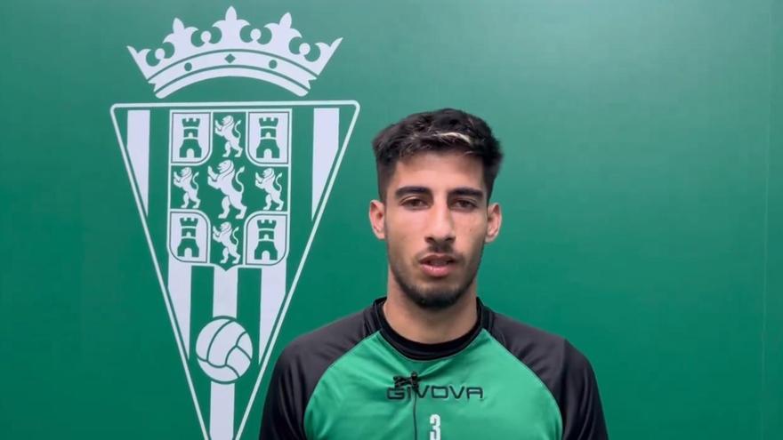 José Calderón, jugador del Córdoba CF: &quot;Estamos con ganas de que llegue el domingo&quot;