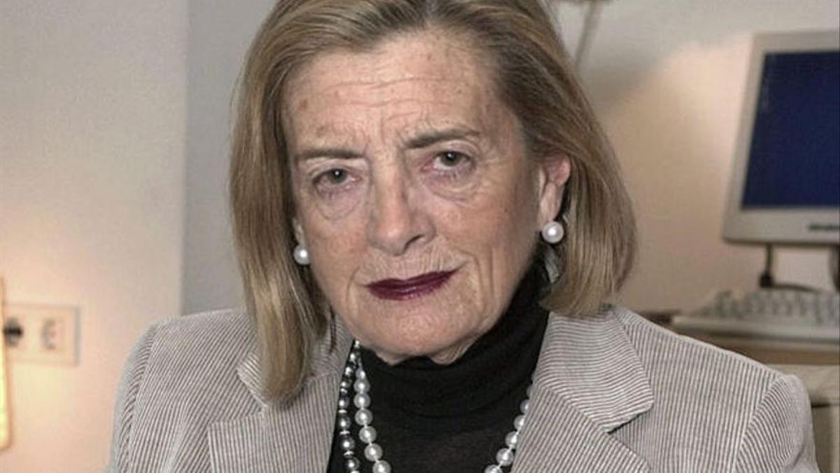 La escritora Josefina Aldecoa.