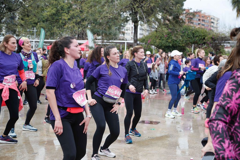 Carrera de la Mujer Murcia 2022: las participantes posan en el photocall