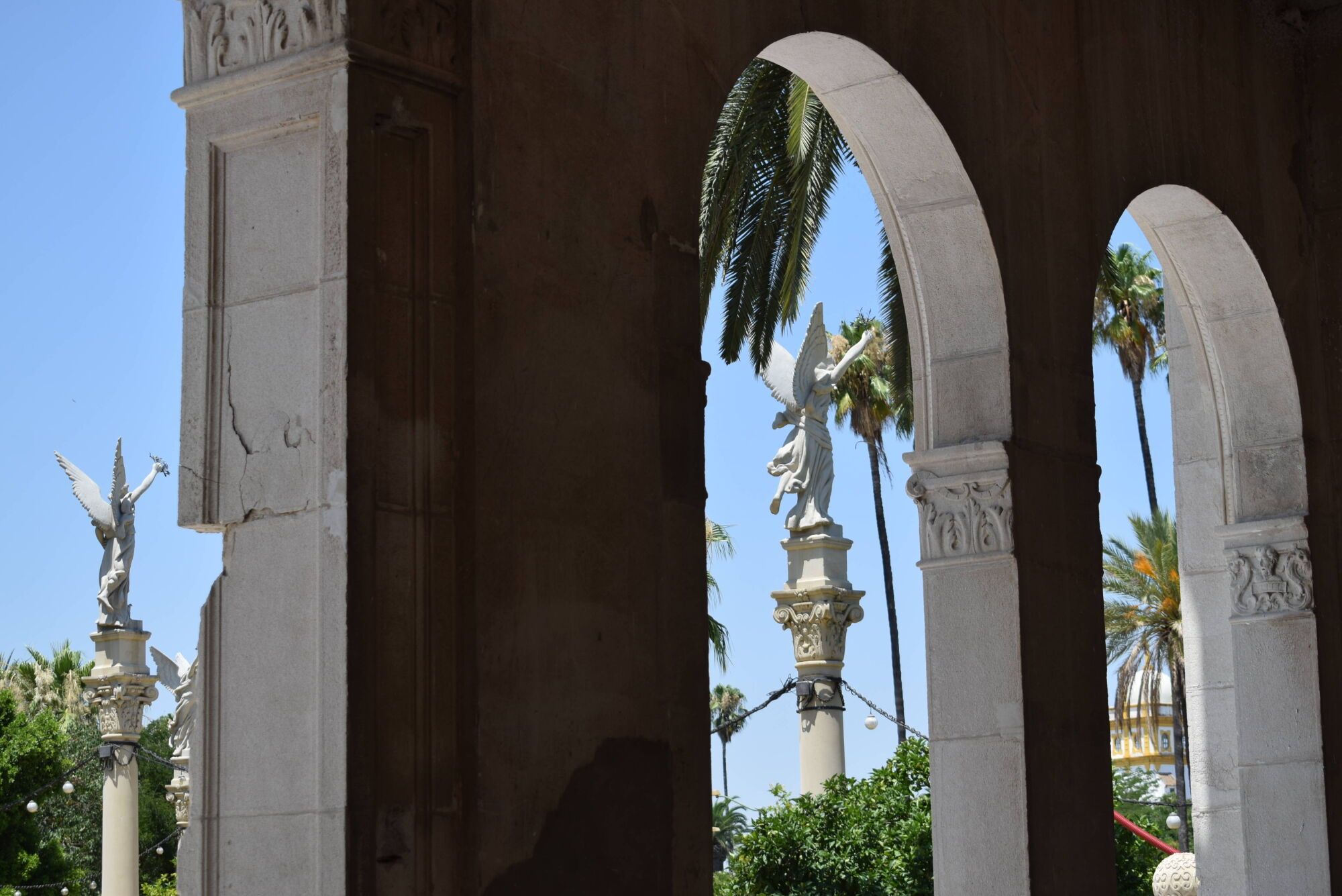 Estado de las obras de adecuación integral del Museo Arqueológico de Sevilla.