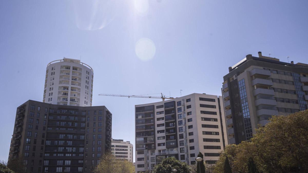 Vivienda de obra nueva en el barrio de Moreras de València.