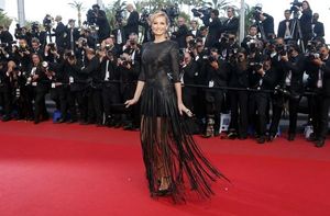 Adriana Karembeu, a l’alfombra vermella.