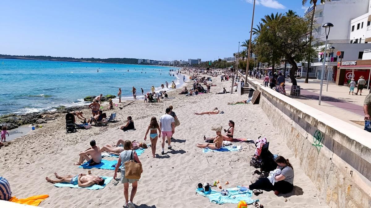 Imagen de la playa de Cala Millor.