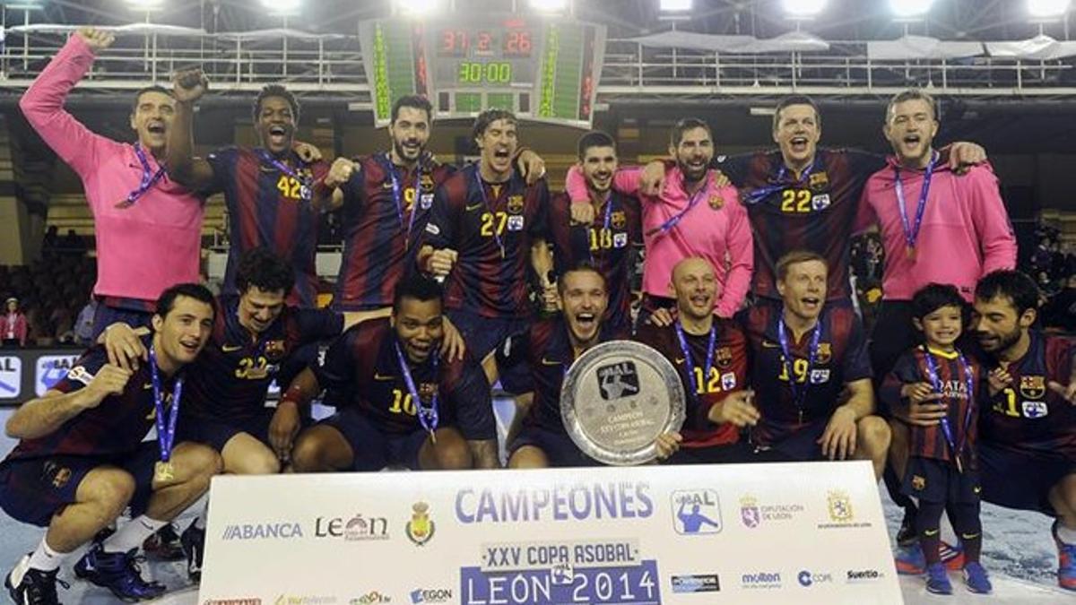 El Barça Lassa ha ganado las últimas cinco ediciones de la Copa Asobal