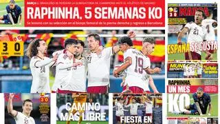 Estas son las portadas de la prensa deportiva de hoy