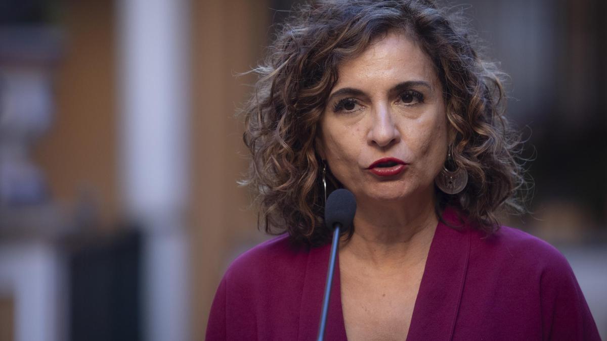 La ministra de Hacienda, María Jesús Montero.