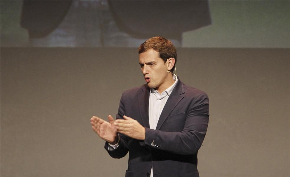 Visita de Albert Rivera a Extremadura