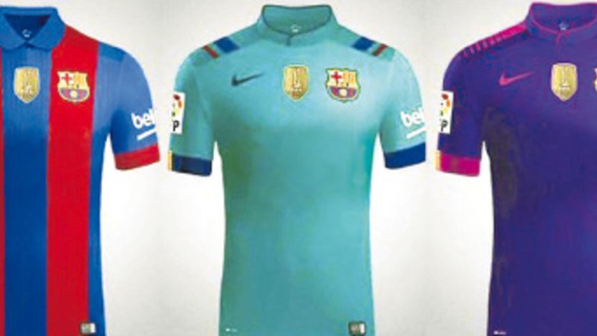 Las nuevas camisetas del FC Barcelona sin publicidad