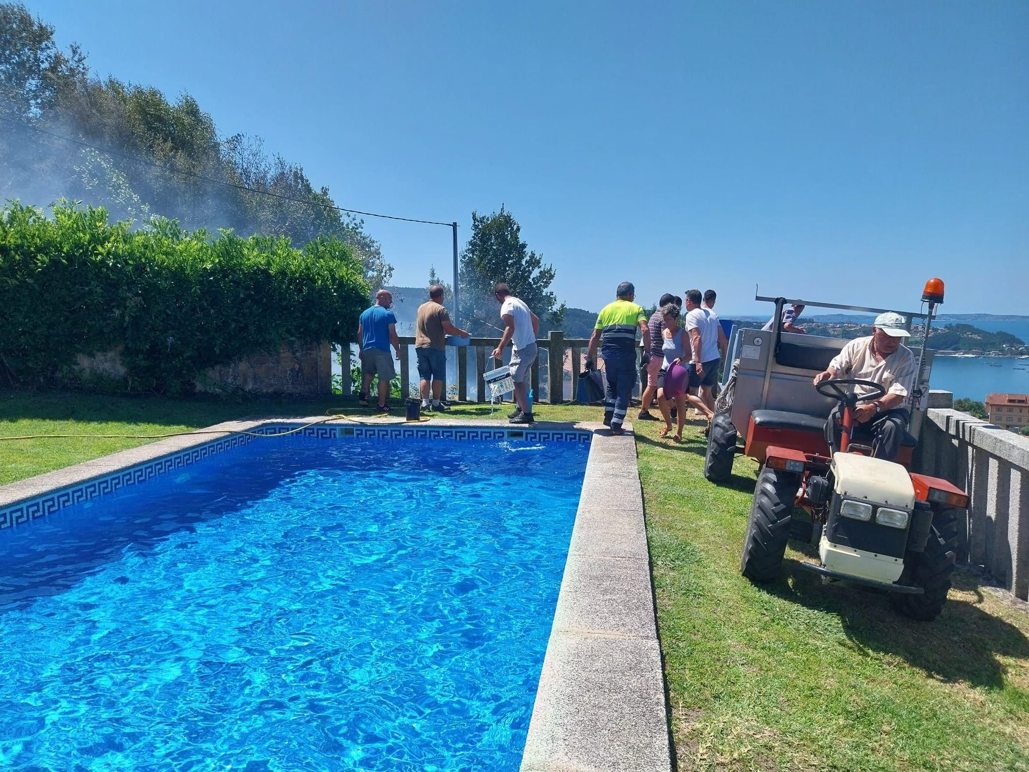 Segundo incendio en dos días en Bueu (I)