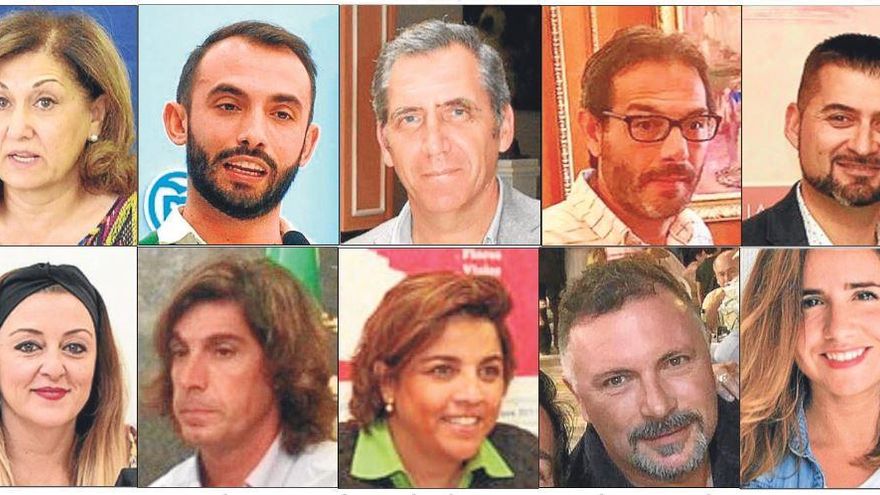 De izquierda a derecha, arriba: Carmen Díaz, Enrique Rodríguez, José María Morente, Hugo Simón y Daniel Mahíquez; y abajo: Gema Midón, Mario Ruiz, Laura del Arce, Eduardo Ramírez y Carmen Pallarés.