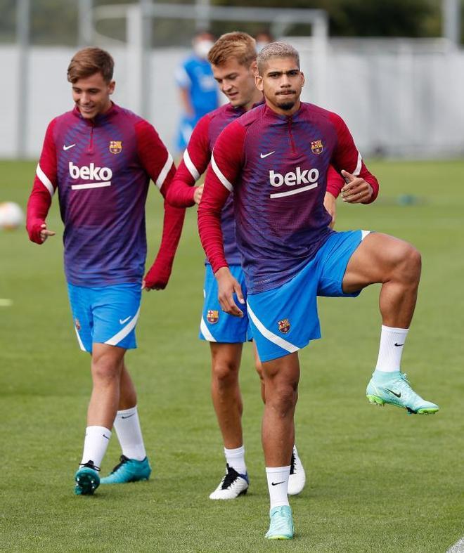 Las mejores imágenes del entrenamiento de hoy del Barça en Alemania