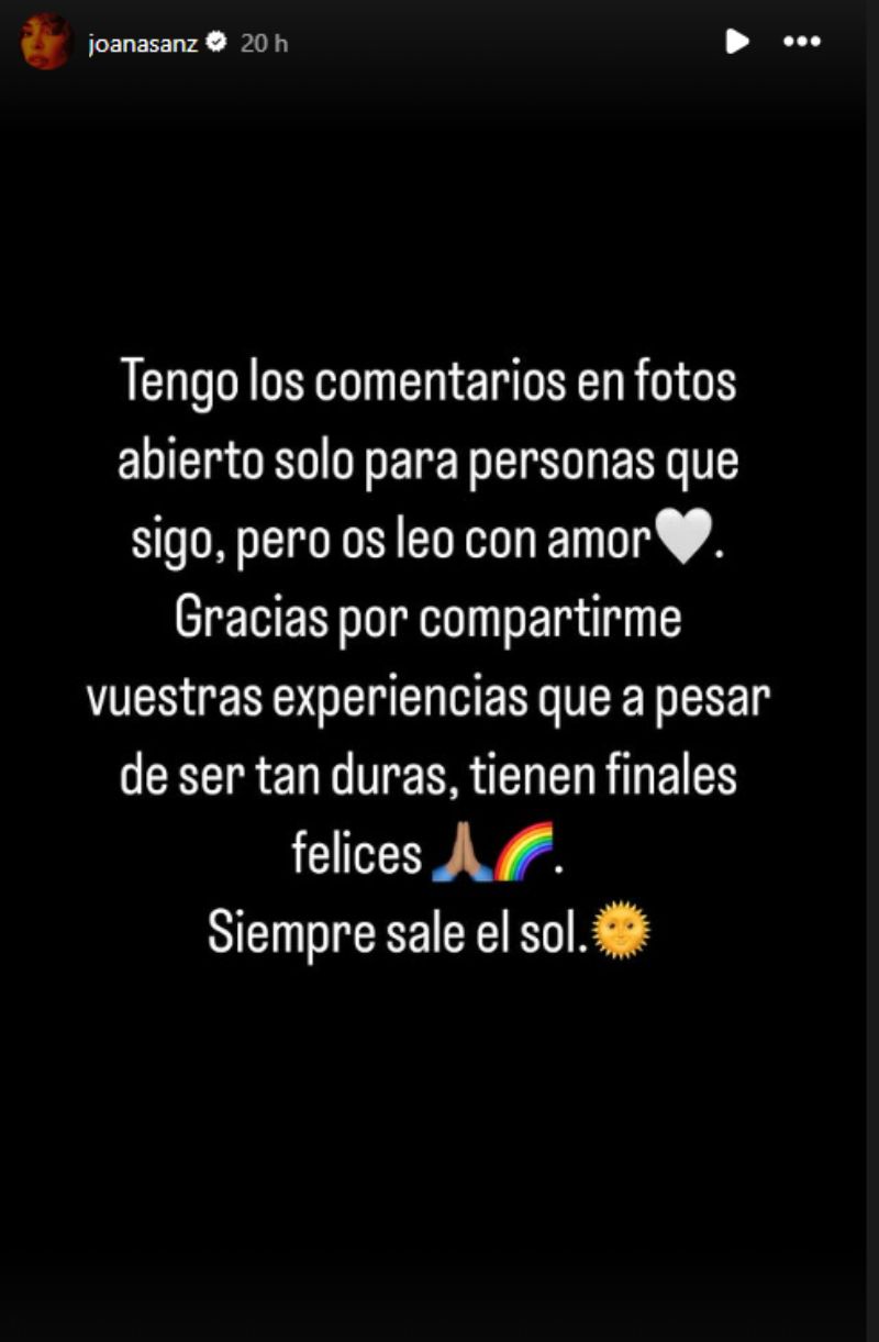 Stories de Joana Sanz