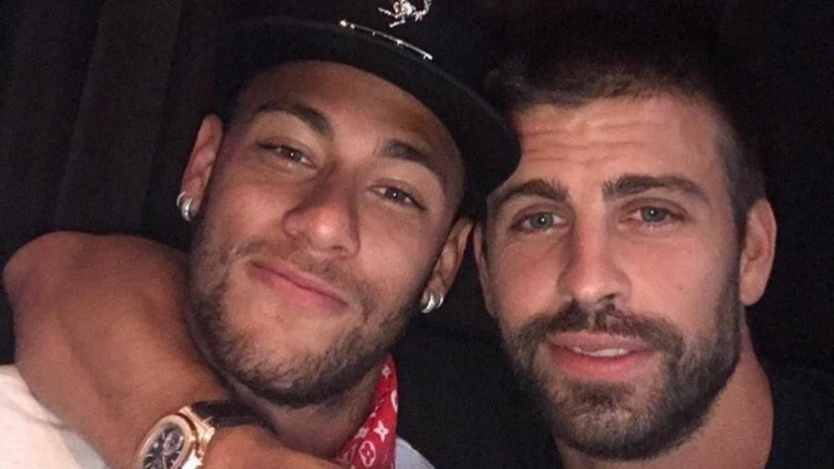 El famoso 'se queda' de Piqué y Neymar Jr
