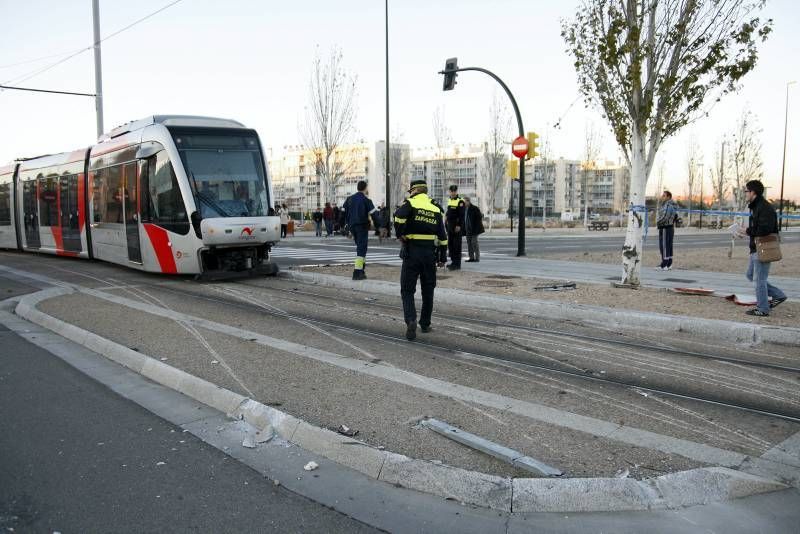 Fotogalería: Accidente del tranvía de Zaragoza