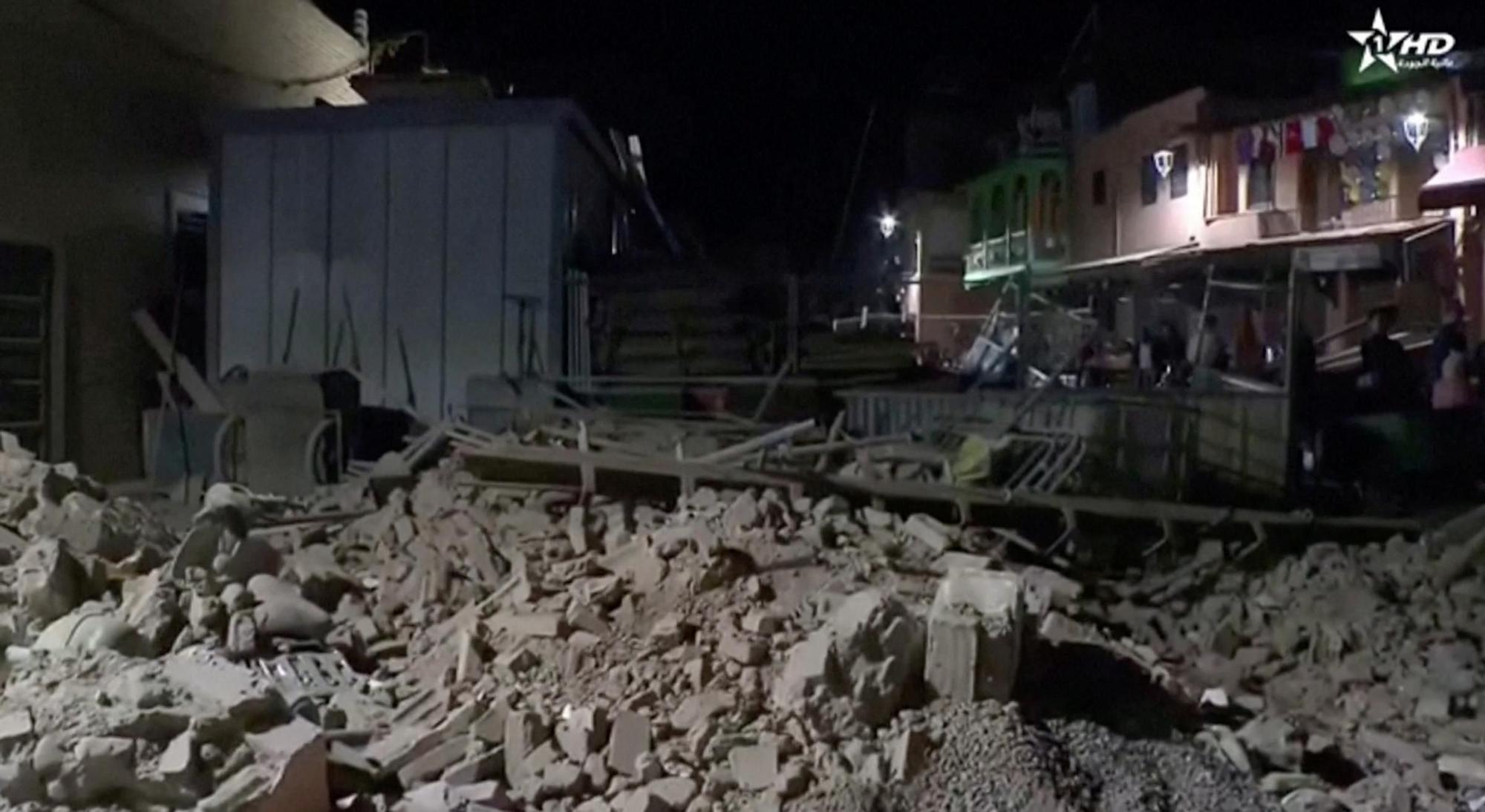 Terremoto en Marruecos con cientos de muertos, en imágenes