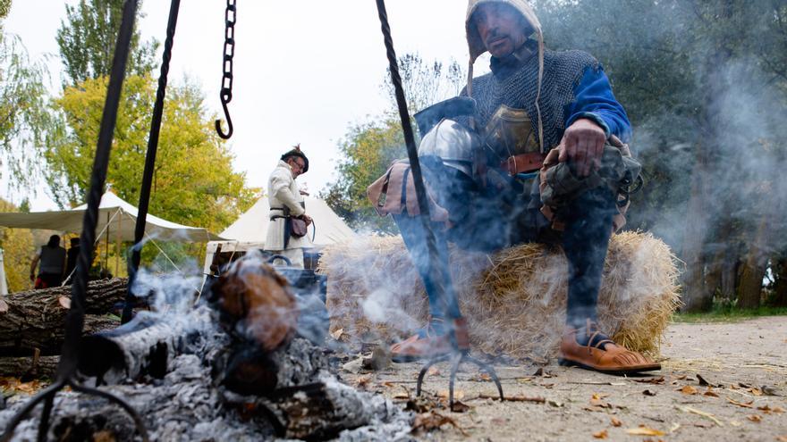 Recreación del Campamento Comunero en las Aceñas de Cabañales.