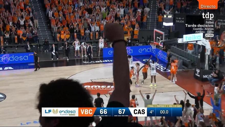 Así ha sido el canastón en el último segundo de Anderson con el Valencia Basket para ganar el título