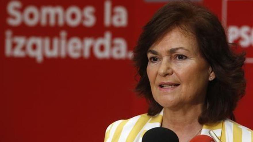 Carmen Calvo será vicepresidenta del Gobierno y ministra de Igualdad