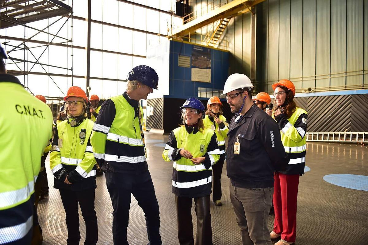 Fotogalería | La delegación de eurodiputados visita Almaraz y conoce de primera mano el funcionamiento de la central nuclear