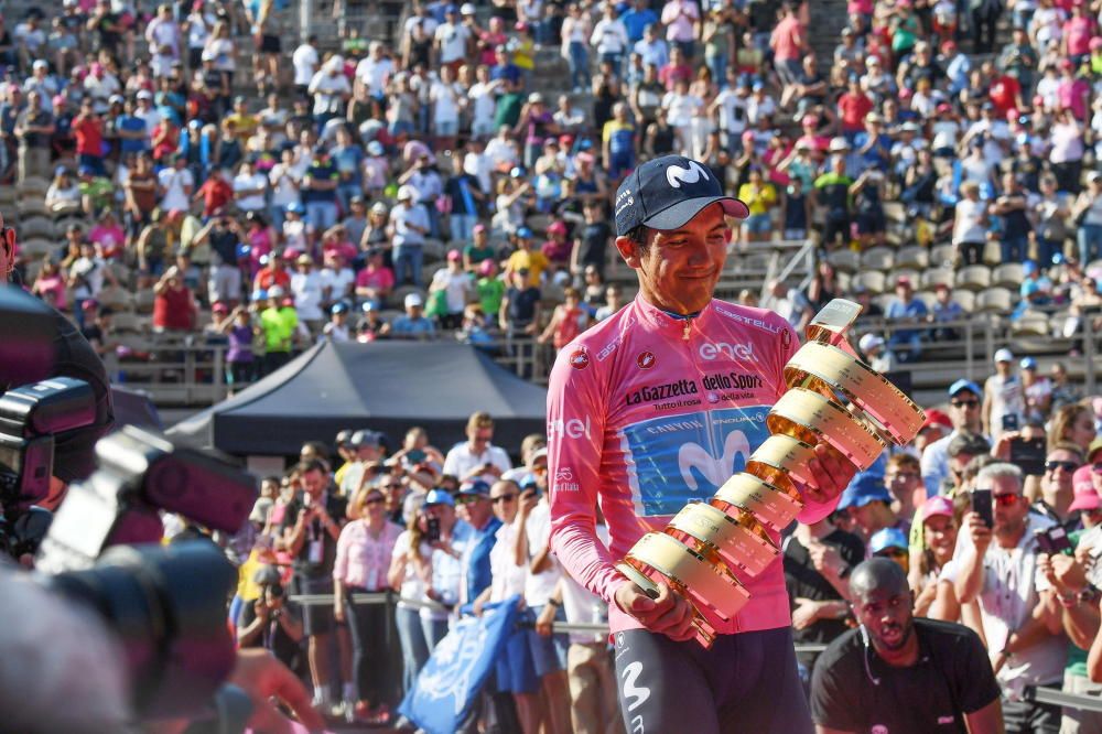 Richard Carapaz, ganador del Giro de Italia 2019