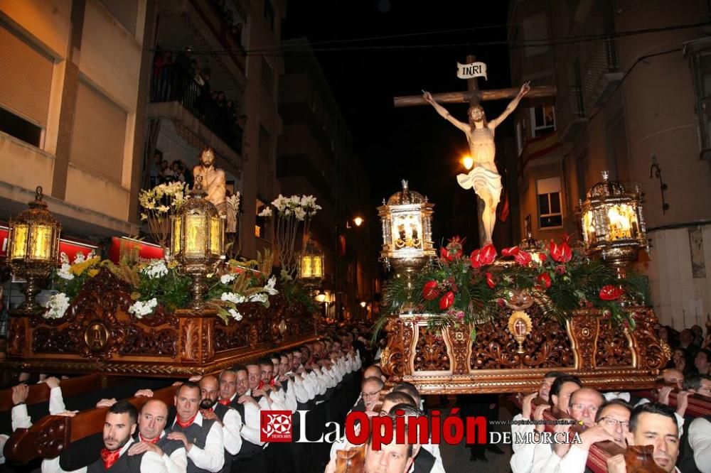 Encuentro en Lorca del Cristo de la Sangre, Señor de la Penitencia y la Virgen de la Soledad