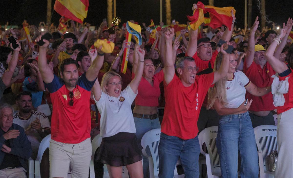 Final del Mundial España - Argentina en La Plaza de la Música Final del Mundial España - Argentina en La Plaza de la Música