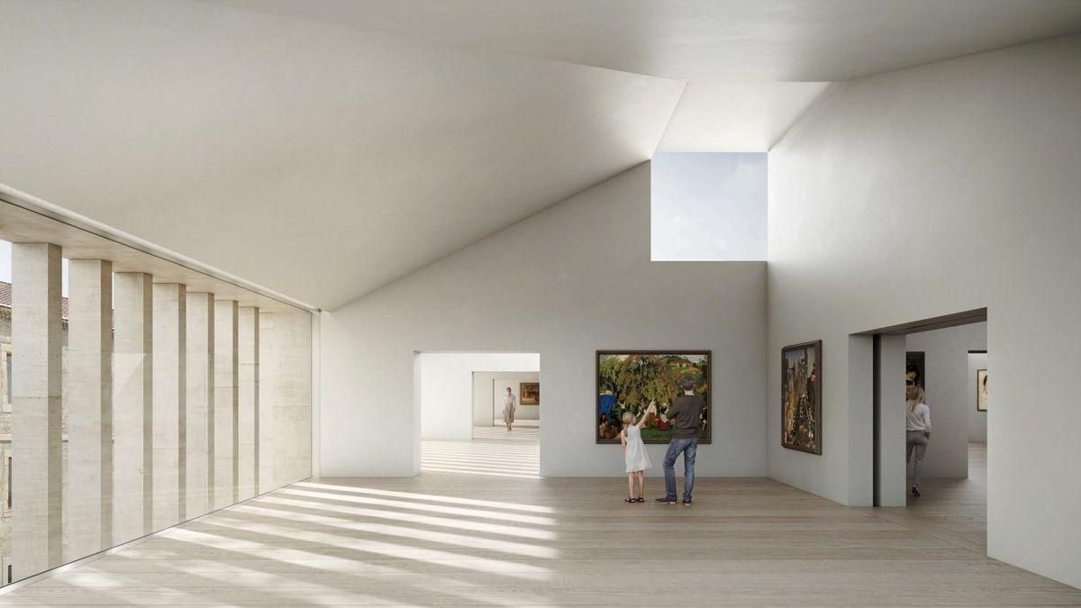 Reproducción de las futuras instalaciones del Centro de Arte Tabacalera. | Cedida a LNE