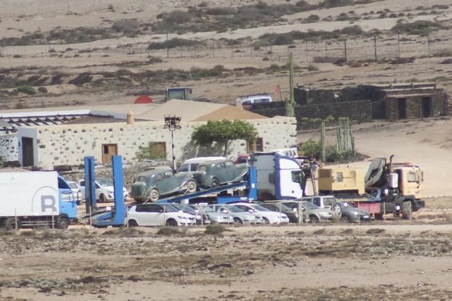 FUERTEVENTURA - GRABACION DE LA PELICULA ALLIED EN EL MUNICIPIO DE LA OLIVA - 25-05-16