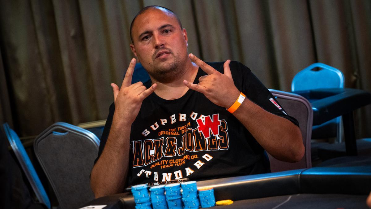 Midas Alonso durante el Winamax Poker Open en Bratislava