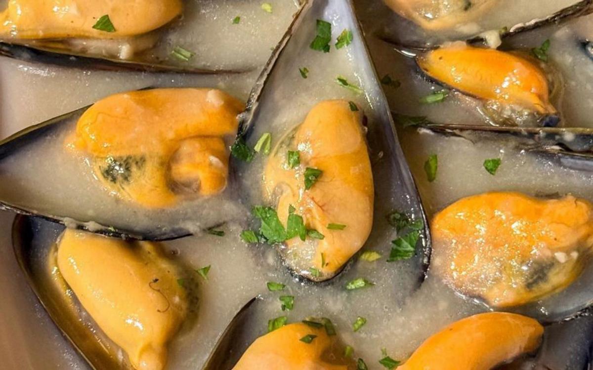 Mejillones en salsa