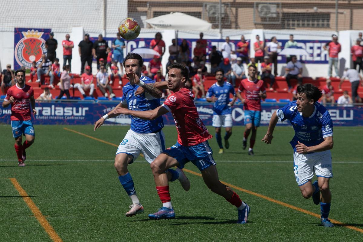 El partido entre la Deportiva Minera y el Xerez Deportivo, en imágenes