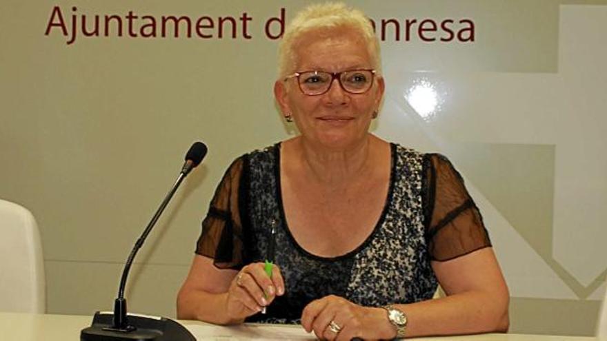 La regidora d&#039;Ensenyament i Universitats, Mercè Rosich