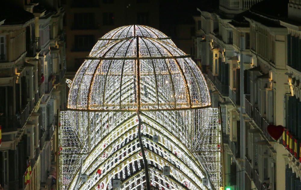 El encendido de las luces de Navidad de la calle Larios