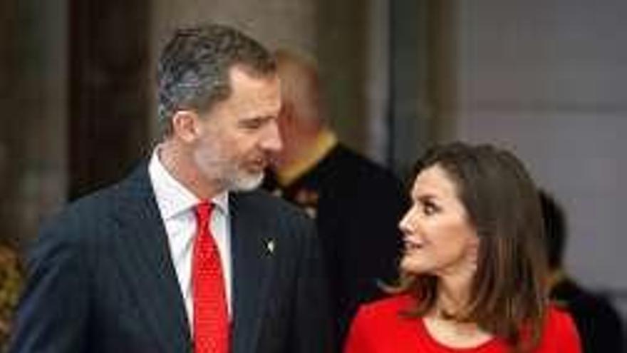 Los reyes Felipe y Letizia.