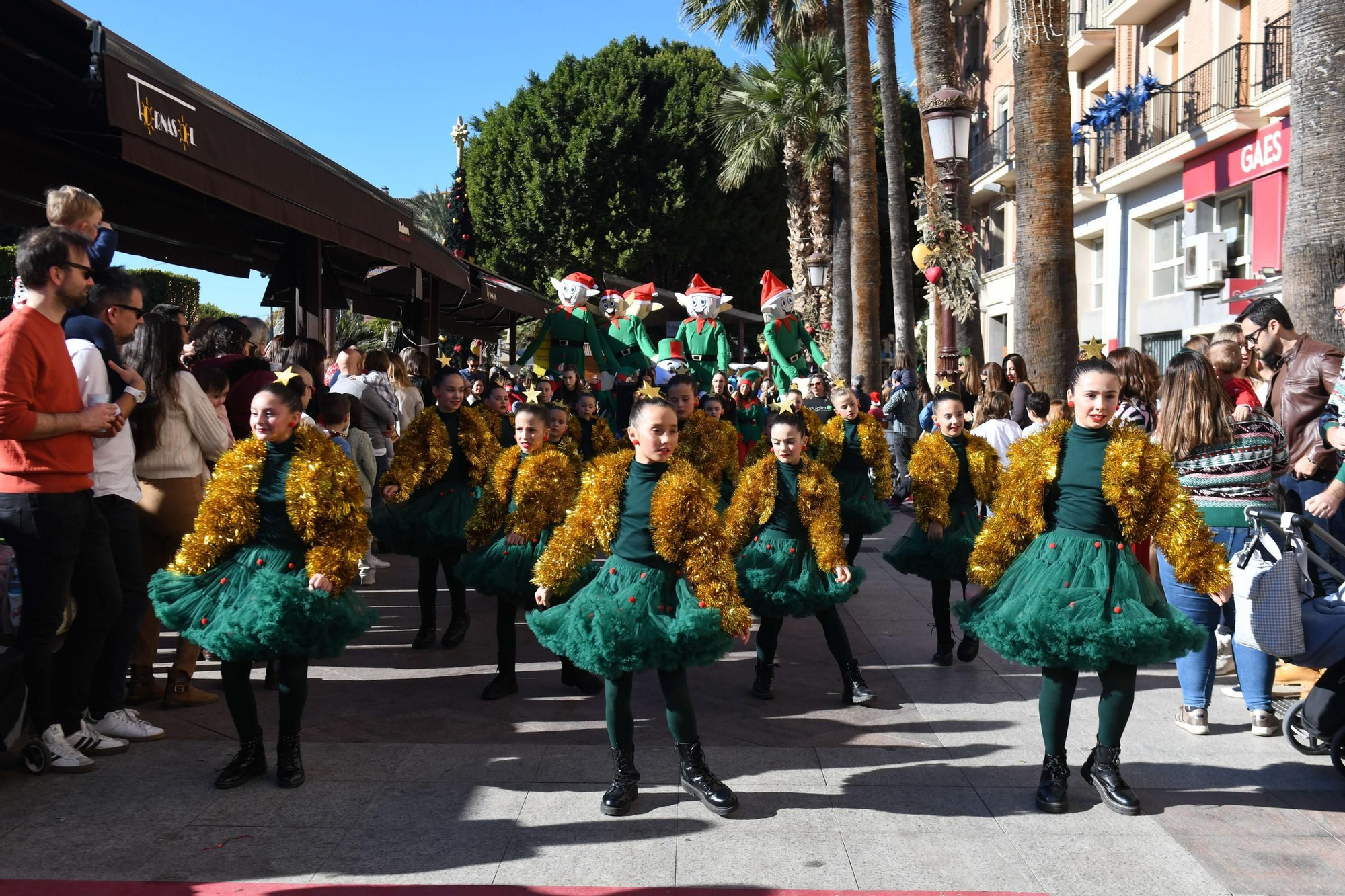 Las mejores imágenes del desfile de Papá Noel en Murcia