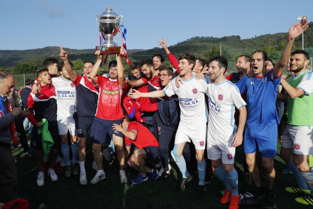 El UD Ourense continua su marcha imparable y logra su tercer ascenso en cuatro años. El Atios tendrá que disputar la promoción.