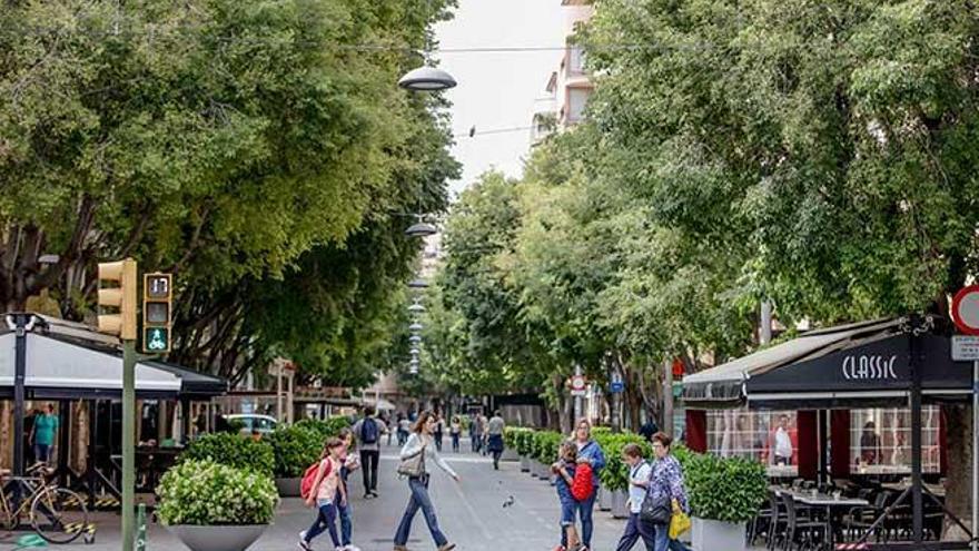 Palma prohibirá los aparcamientos en las calles peatonales