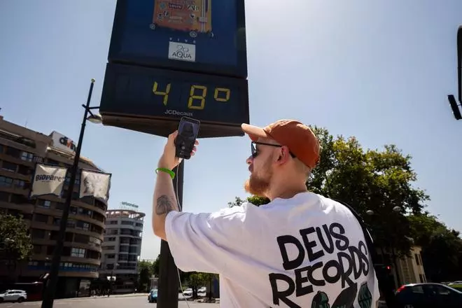 València se prepara para achicharrarse a 45 grados