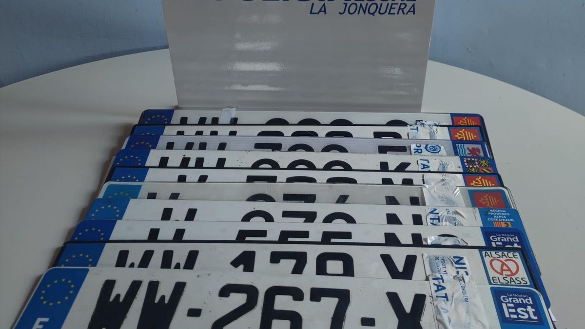 Matrícules franceses amb la nomenclatura sospitosa