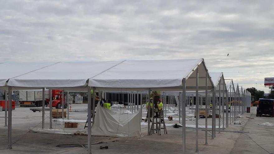 Autorizada la instalación y dotación del hospital de campaña de Castelló