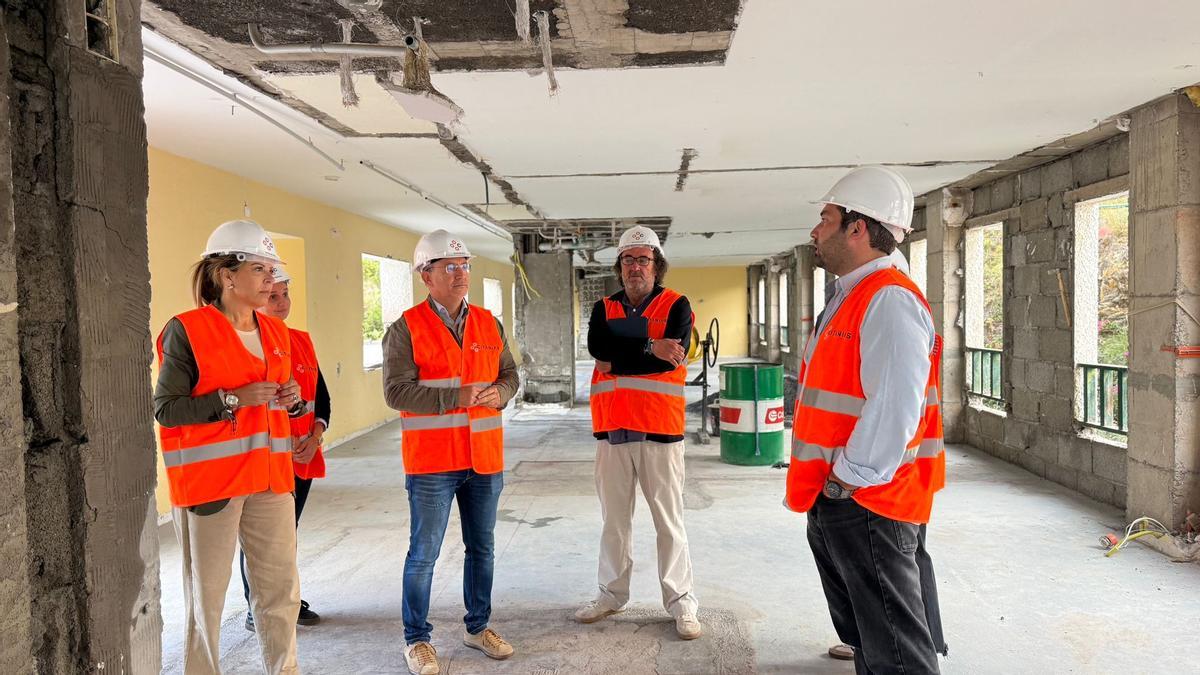 Visita a la obra de reformas de la Residencia de Mayores de La Dehesa