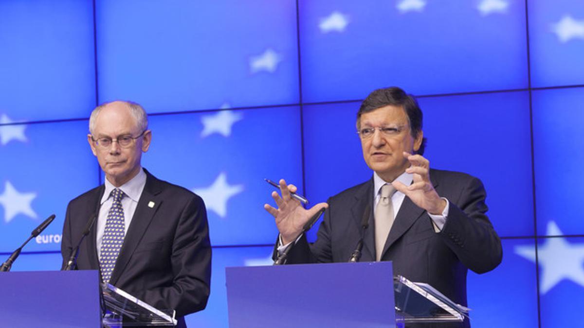 Jose Manuel Barroso y Herman Van Rompuy