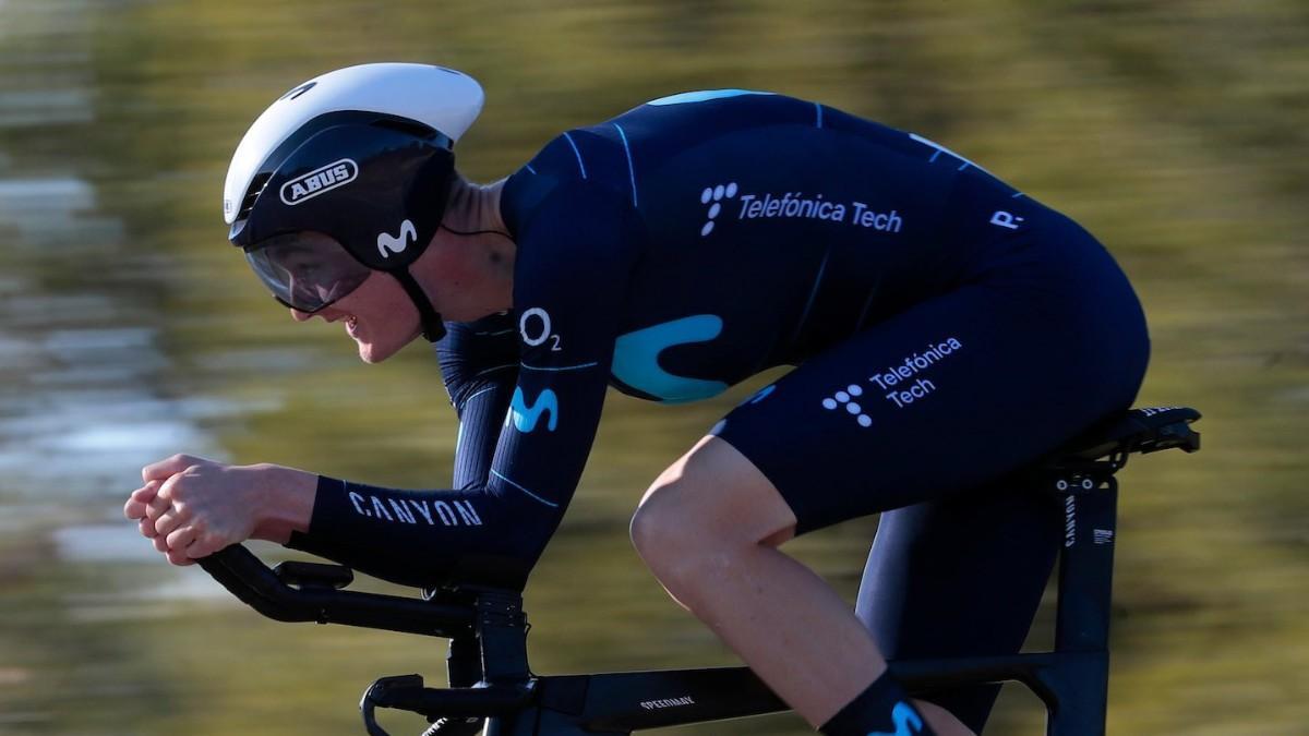 Norsgaard, durante su etapa en el Movistar