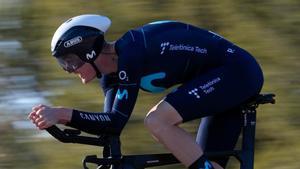 Norsgaard, durante su etapa en el Movistar