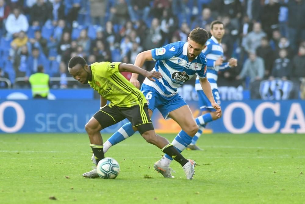 El Dépor cae 1-3 ante el Zaragoza