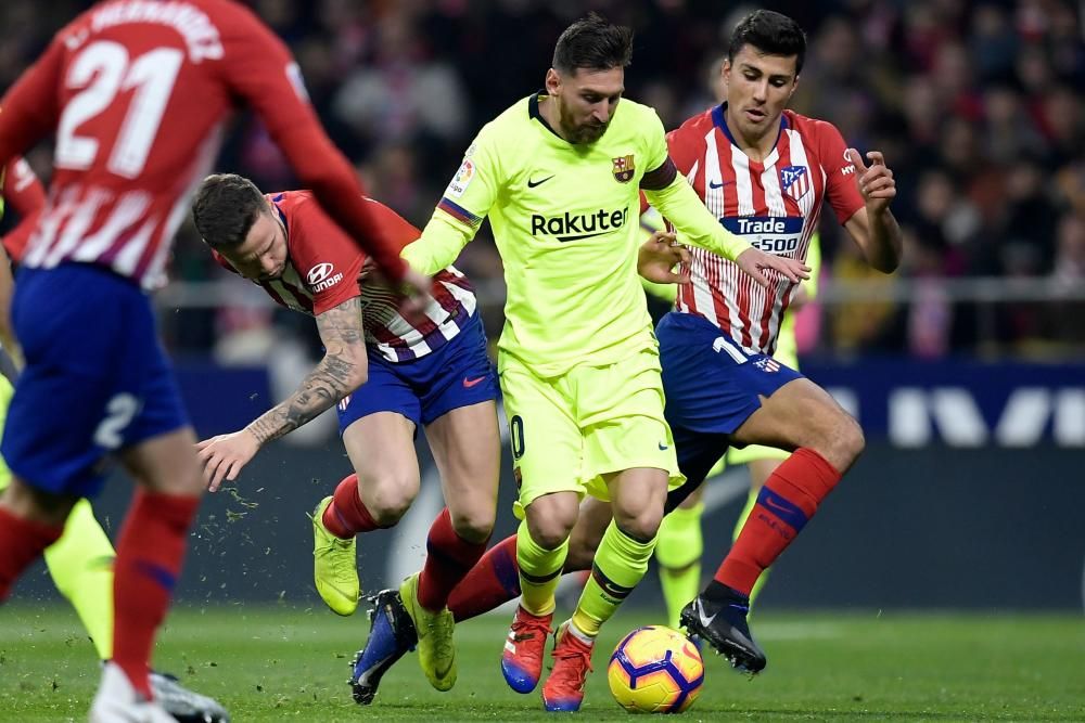 Las imágenes del Atlético de Madrid - Barcelona.