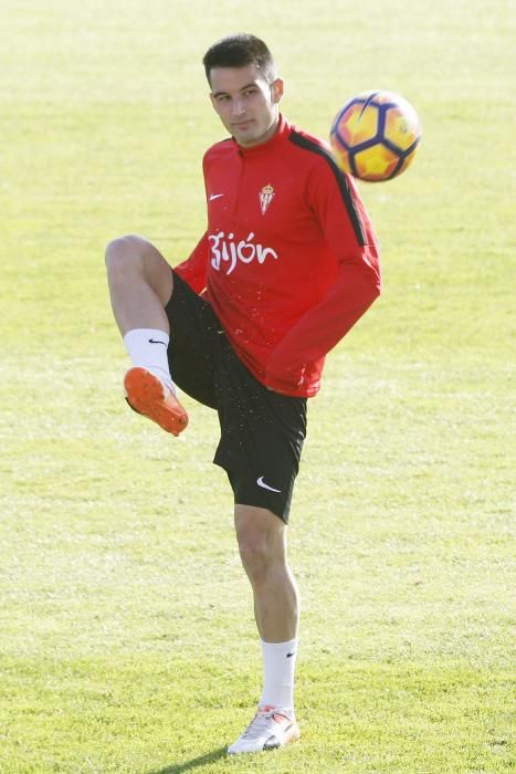 Entrenamiento del Sporting