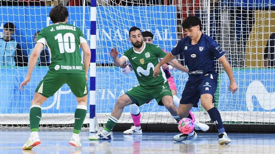 El Córdoba Futsal cae ante el Inter al toparse con la pegada del gigante madrileño
