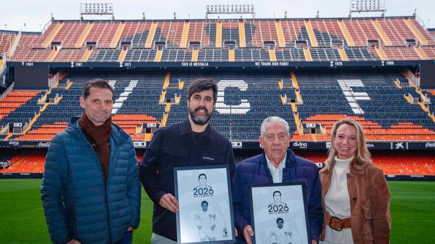 El Valencia CF y el Ayuntamiento de Puçol inauguran el "Año Claramunt"